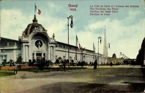 Ak Gent, Weltausstellung 1913, Die Stadt Paris