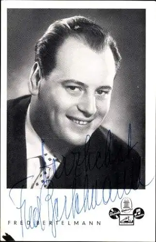 Ak Sänger Fred Bertelmann, Portrait, Autogramm