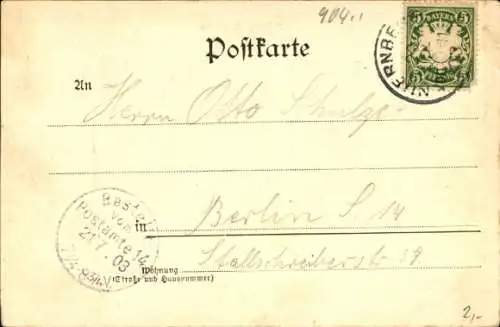 Ak Nürnberg in Mittelfranken, Stadtpark