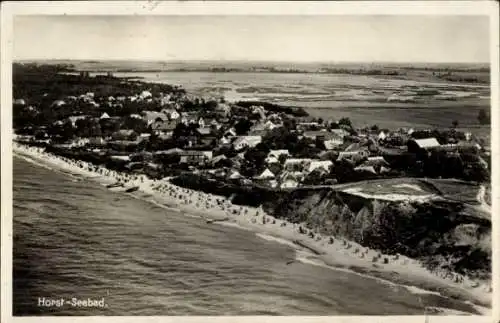 Ak Niechorze Ostseebad Horst Pommern, Panorama