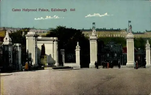 Ak Holyrood Edinburgh Schottland, Tore Holyrood Palace