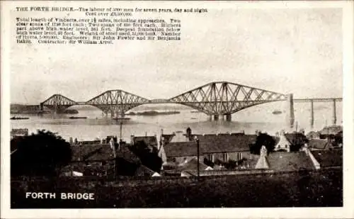 Ak South Queensferry Schottland, Forth Bridge