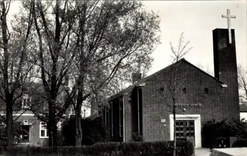 Ak Lewedorp Zeeland Niederlande, Geref. Kirche