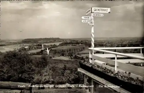 Ak VaalsLimburg Niederlande, Café Restaurant De Bokkerijder, Panorama