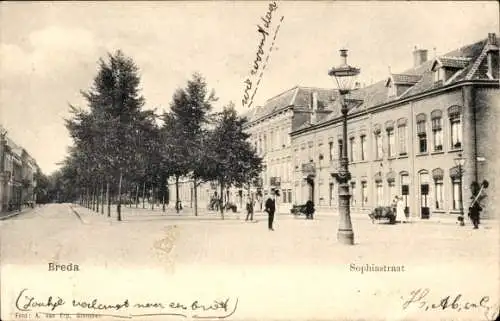 Ak Breda Nordbrabant Niederlande, Sophiastraat