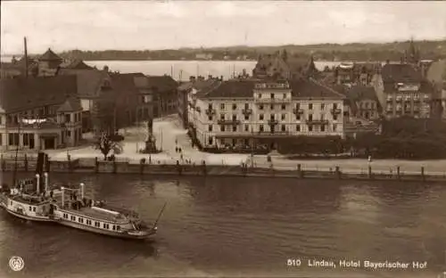 Ak Lindau am Bodensee Schwaben, Hotel Bayrischer Hof