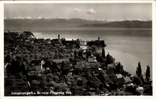 Ak Langenargen am Bodensee, Fliegeraufnahme