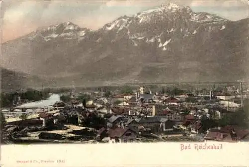Ak Bad Reichenhall in Oberbayern, Gesamtansicht