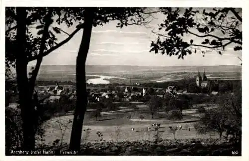 Ak Arenberg Koblenz am Rhein, roter Hahn, Panorama