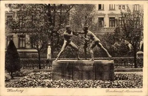 Ak Harburg an der Wörnitz Schwaben, Denkmal Marienstr.