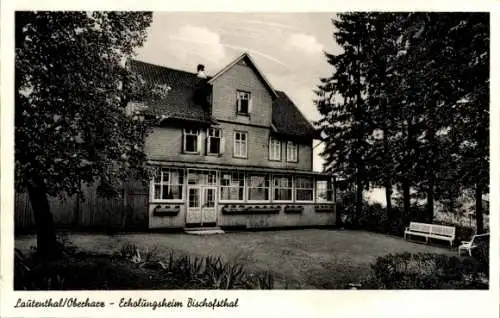 Ak Lautenthal Langelsheim im Oberharz, Erholungsheim Bischofsthal