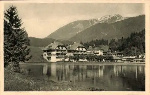 Ak Königsee Königssee Oberbayern, Hotel Schiffmeister