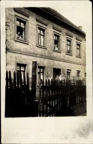 Foto Ak Schedewitz Zwickau in Sachsen, Wohnhaus Neugasse 3, Anwohner