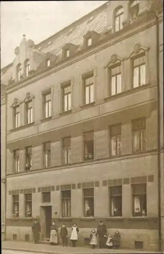 Foto Ak Zwickau, Wohnhaus Elsässer Straße 34, Anwohner