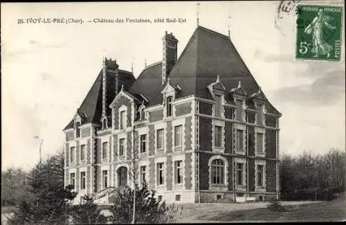 Ak Ivoy Le Pre Cher, Le Chateau des Fontaines