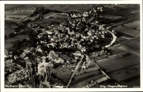 Ak Hofheim in Unterfranken, Fliegeraufnahme