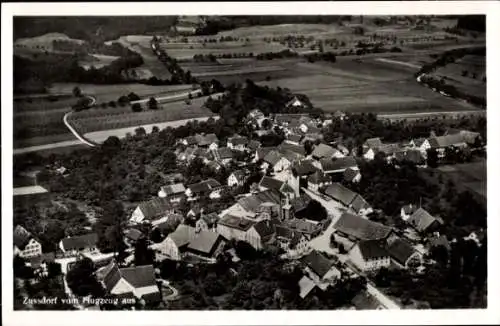 Ak Zußdorf Wilhelmsdorf in Württemberg, Fliegeraufnahme