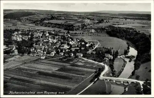 Ak Kochersteinsfeld Hardthausen am Kocher, Fliegeraufnahme