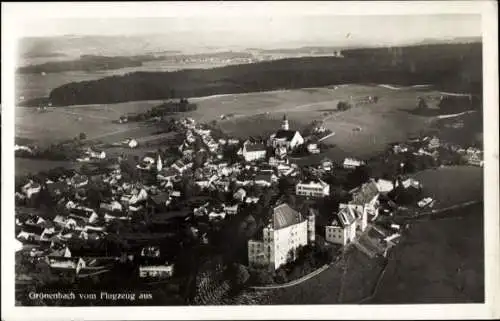 Ak Bad Grönenbach im Allgäu, Fliegeraufnahme