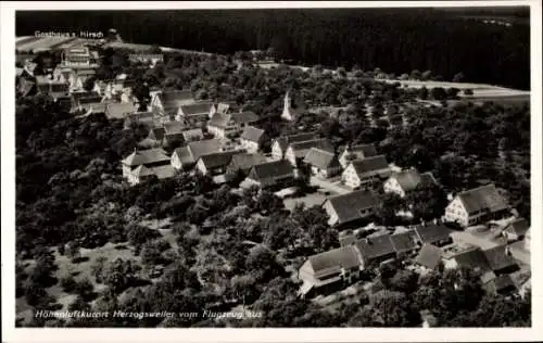 Ak Herzogsweiler Pfalzgrafenweiler im Schwarzwald, Fliegeraufnahme