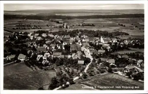 Ak Loßburg im Schwarzwald, Fliegeraufnahme