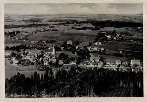 Ak Heimenkirch im Allgäu, Fliegeraufnahme