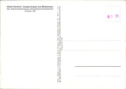 Ak Langenargen am Bodensee, Fliegeraufnahme, Zeppelin