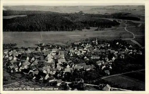 Ak Böhringen Römerstein in der Schwäbischen Alb, Fliegeraufnahme