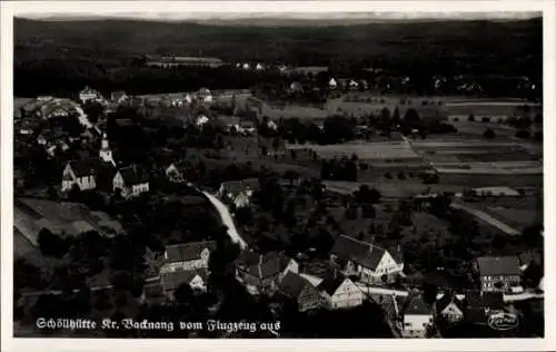 Ak Schöllhütte Althütte in Württemberg, Fliegeraufnahme