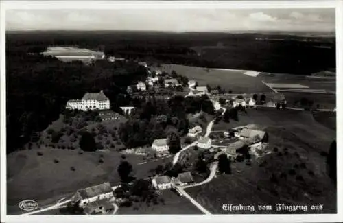 Ak Eisenburg Memmingen in Schwaben, Fliegeraufnahme, Gastwirtschaft Eisenburg