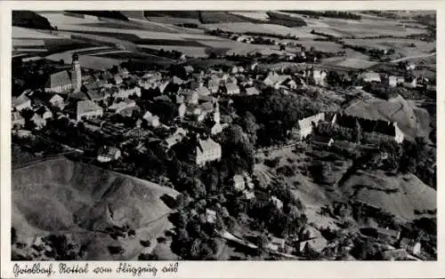 Ak Bad Griesbach im Rottal Niederbayern, Fliegeraufnahme