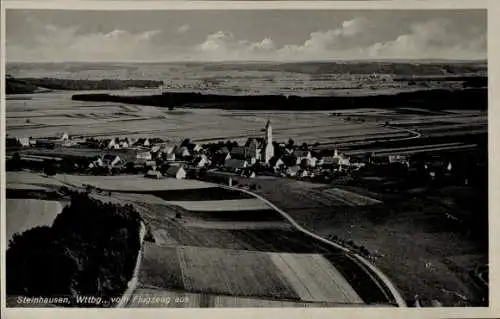 Ak Steinhausen Bad Schussenried in Oberschwaben, Fliegeraufnahme