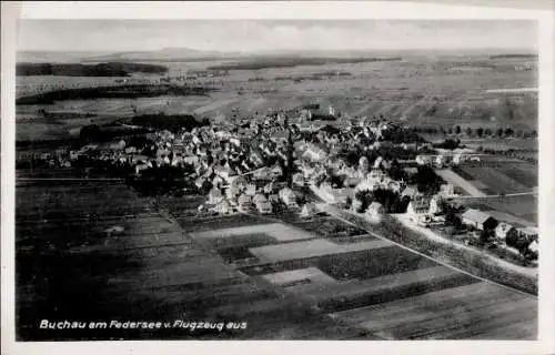 Ak Bad Buchau am Federsee Oberschwaben, Fliegeraufnahme