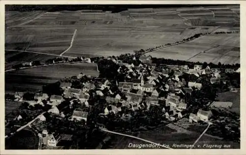 Ak Daugendorf Riedlingen auf der Schwäbischen Alb, Fliegeraufnahme