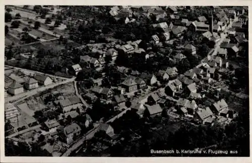 Ak Busenbach Waldbronn im Albtal Schwarzwald Baden, Fliegeraufnahme