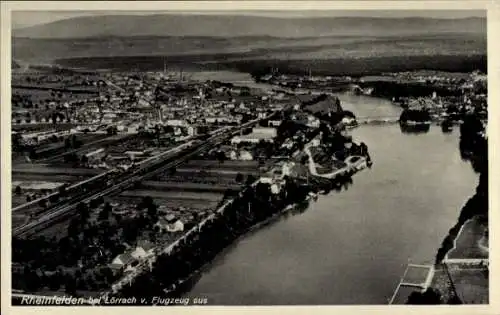 Ak Rheinfelden in Baden, Fliegeraufnahme