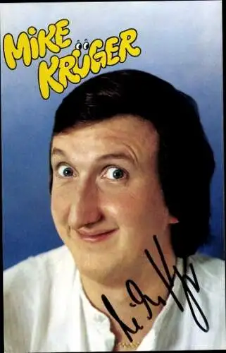 Ak Sänger Mike Krüger, Portrait, Autogramm