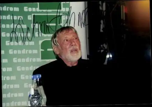 Ak Schauspieler Dietmar Schönherr, Portrait, Autogramm