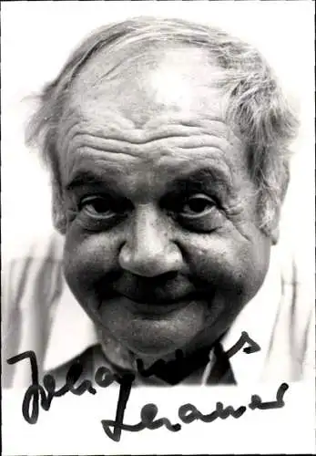 Ak Schauspieler Johannes Schauer, Portrait, Autogramm