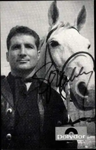 Ak Schauspieler und Sänger Freddy Quinn, Portrait, Autogramm