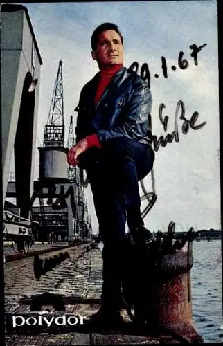 Ak Schauspieler und Sänger Freddy Quinn, Portrait, Autogramm