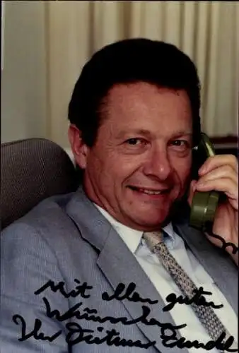 Ak Schauspieler Dietmar Zundel, Portrait, Autogramm