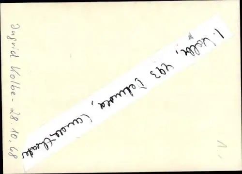 Ak Schauspielerin Ingrid Kolbe, Portrait, Autogramm