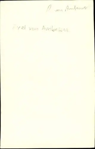 Ak Schauspieler Axel von Ambesser, Portrait, Autogramm