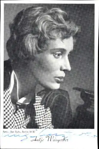Ak Schauspielerin Antje Weisgerber, Portrait, Autogramm