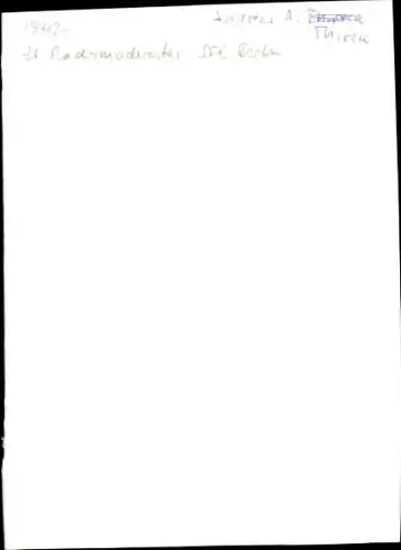 Ak Moderator Andrew A. Thieen, Portrait, Autogramm