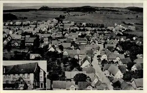 Ak Hülben in der Schwäbischen Alb, Fliegeraufnahme