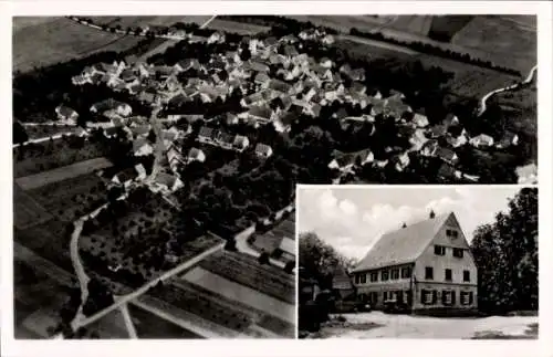 Ak Aufhausen Geislingen an der Steige, Fliegeraufnahme, Gasthaus z. Adler