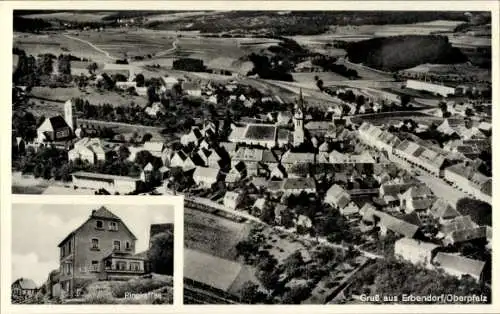 Ak Erbendorf in der Oberpfalz, Fliegeraufnahme, Ringkaffee