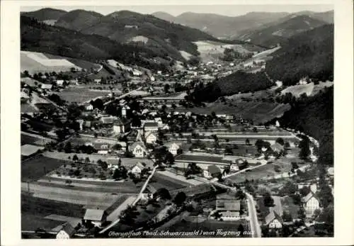 Ak Oberwolfach im Schwarzwald, Fliegeraufnahme